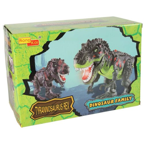 T-REX elektronikus dinoszaurusz sétál zöldet üvölt