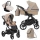 Kunert LAZZIO 3in1 multifunktionaler Kinderwagen - Cappucino ECO Leder