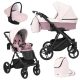 Kunert LAZZIO 3in1 multifunktionaler Kinderwagen - Pink ECO Leder