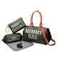 MOMMY BAG - 5er-Set Wickeltaschen für Mütter - Grün