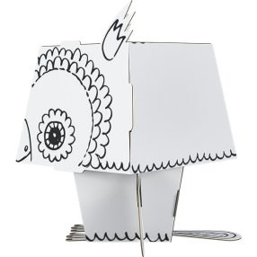 Sowa" kolorowanka-składanka 3D dla dzieci