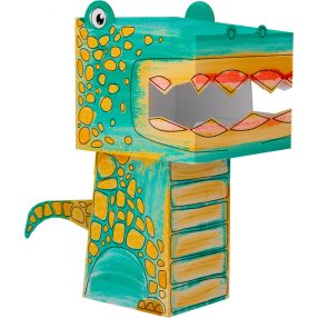 Tyranozaur" kolorowanka-składanka 3D dinozaur