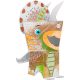 Triceratops" kolorowanka-składanka 3D dinozaur