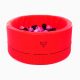 Junama ECO Leder trocken Ball Pool - 200 Bälle - Rot