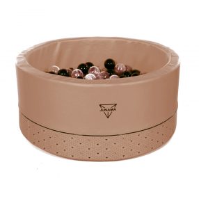 Junama ECO Leder trocken Ball Bett - 200 Bälle - Beige