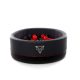 Junama ECO Leder trocken Ball Pool - 200 Bälle - Schwarz/Rot