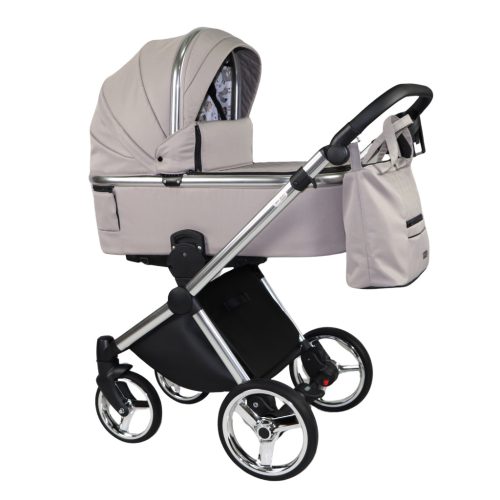 Sojan MILAZZO 3in1 Multifunktionskinderwagen - Taubengrau (Silberrahmen)