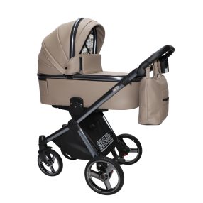   Sojan MILAZZO 3in1 Multifunktionskinderwagen - Braun(dunkelChromrahmen)