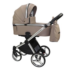   Sojan MILAZZO 3in1 Multifunktionskinderwagen -  Braun(Silberrahmen)