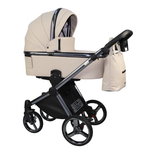Sojan MILAZZO 3in1 Multifunktionskinderwagen - Creme (chromrahmen)