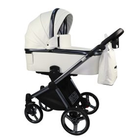  Sojan MILAZZO 3in1 Multifunktionskinderwagen - Weiß(Chromrahmen)