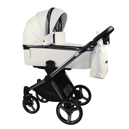 Sojan MILAZZO 3in1 Multifunktionskinderwagen - Weiß(Chromrahmen)
