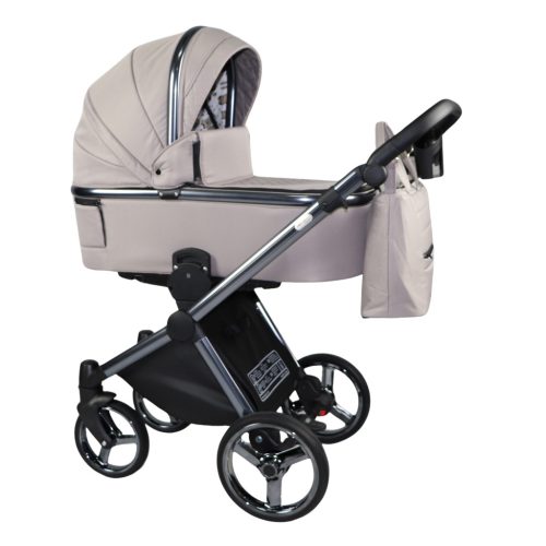 Sojan MILAZZO 3in1 Multifunktionskinderwagen - Taubengrau (Chromrahmen)