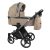 Sojan MILAZZO 3in1 Multifunktionskinderwagen - Braun ( Chromrahmen)