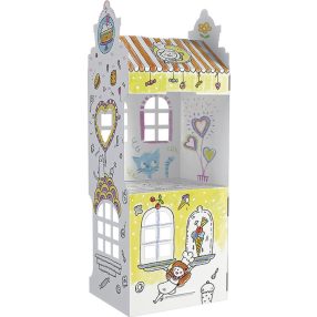   Domek "ul. Pyszności 9" przestrzenna kolorowanka 3D