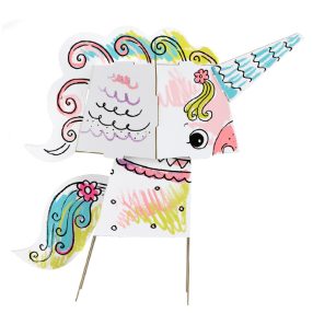 Jednorożec" baśniowa kolorowanka 3D dla dzieci