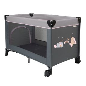 Nattou Reisebett - Rosa/Grau (Pauline und Sasha)