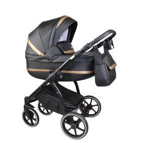  Sojan NORI 3in1 Multifunktionskinderwagen - Schwarz/Dunkles Gold