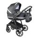 Sojan NORI 3in1 Multifunktionskinderwagen -  Schwarz/Silber Öko-Leder
