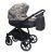 Sojan NORI 3in1 Multifunktionskinderwagen - Graues Blumenmuster