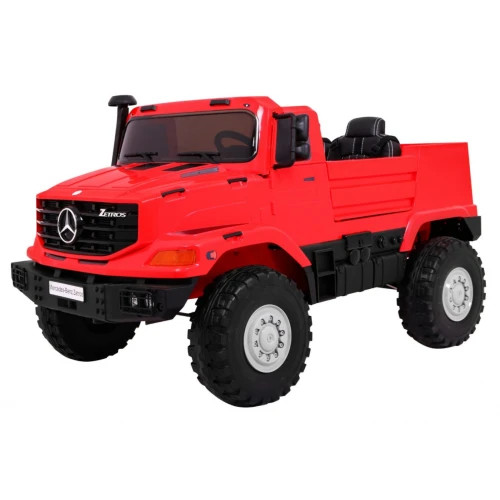 Mercedes Benz Zetros Elektro-Van, 2 Personen, 120W, 12V/10Ah - Rot