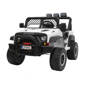   Off-Road Geoland Power SUV 2 Personen, 400w, 24V/7ah Elektrokleinwagen - weiß