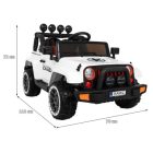 4WD Elektro-SUV, 4x4, 4x45W, 12V/10Ah - Weiß