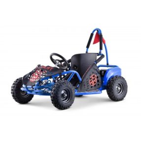Fast Dragon Elektro-Gokart, 30km/h + 1000 W, 48V/12Ah - Blau