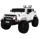 Mighty Jeep Elektro-SUV, 2 Passagiere, 180W, 2x12V/7Ah - Weiß