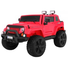 Mighty Jeep Elektro-SUV, 2 Passagiere, 180W, 2x12V/7Ah - Rot