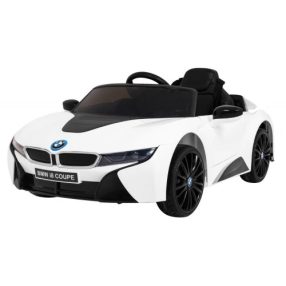 BMW i8 70W, 12V/4,4Ah Elektrokleinwagen - Weiß