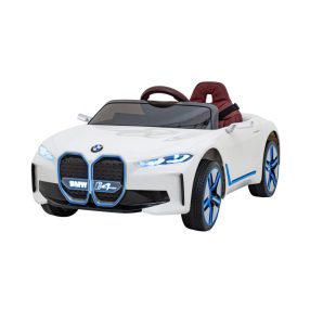 BMW I4 - 50W , 12V - 4,5Ah - Elektro-Kleinwagen - Weiß