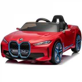 BMW I4 - 50W , 12V - 4,5Ah - Elektro-Kleinwagen - Rot