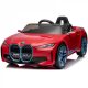BMW I4 - 50W , 12V - 4,5Ah - Elektro-Kleinwagen - Rot