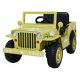 Retro-Militär-Elektro-Kleinwagen, 4x4, 140W, 12V/7Ah - Beige