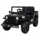 Retro-Militär-Elektro-Kleinwagen, 4x4, 140W, 12V/7Ah - Schwarz