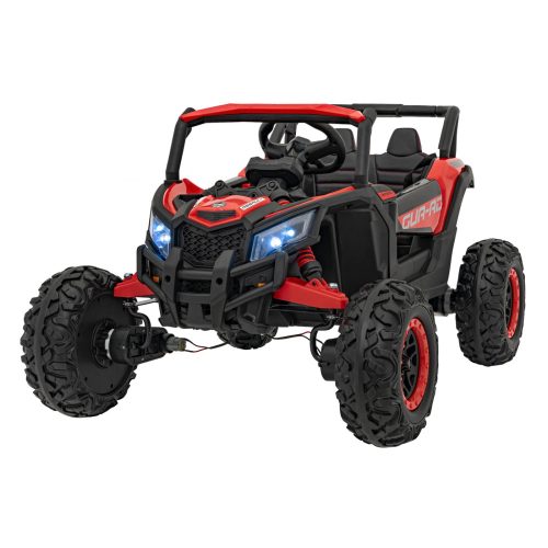 Buggy ATV Defend elektrisch geländegängig 4x4, 140W, 12V/10Ah - Rot