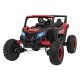 Buggy ATV Defend elektrisch geländegängig 4x4, 140W, 12V/10Ah - Rot