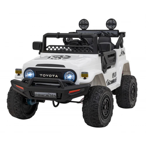 Toyota FJ Cruiser Elektro-Kleinwagen, 4x4, 90W, 12V/7Ah - Weiß