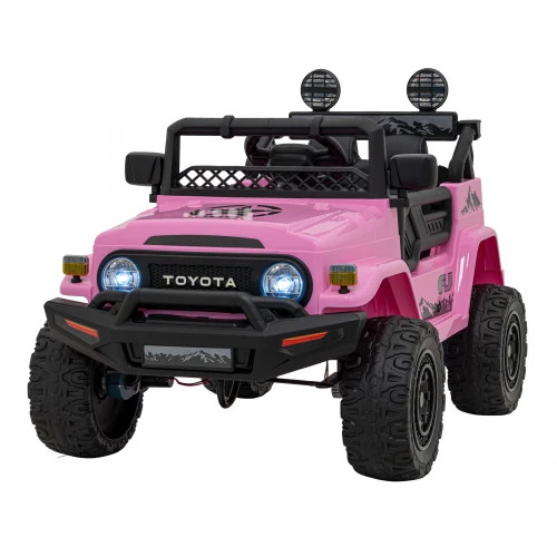 Toyota FJ Cruiser Elektro-Kleinwagen, 4x4, 90W, 12V/7Ah - Pink