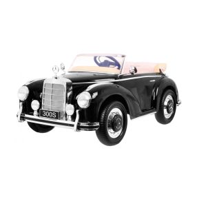 Mercedes Benz 300S Retro Elektroauto 70W, 12V/10Ah - Schwarz