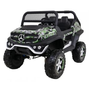   Mercedes Benz Unimog, 2 Personen ,4x4 180W - Elektrischer Kleinwagen - Offroad
