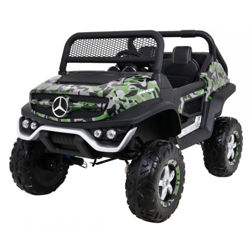 Mercedes Benz Unimog, 2 Personen ,4x4 180W - Elektrischer Kleinwagen - Offroad