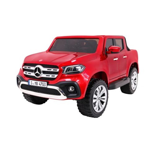 Mercedes Benz X- Klasse 4x4, 180W, 12V-14Ah, elektrischer Lieferwagen - Rot