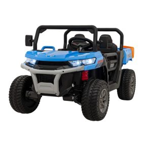   Pick-Up Speed Elektro-Kipptraktor, 2 Passagiere, 4x4, 180W, 12V/10Ah - Blau
