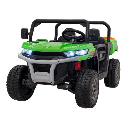 Pick-Up Speed Elektro-Kipptraktor, 2 Passagiere, 4x4, 180W, 12V/10Ah - Grün