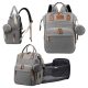 Bora Baby Wickeltasche, Rucksack - dunkelgrau