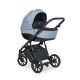 Riko Brano Pro 3in1 ECO Leder Multifunktionskinderwagen + Tasche - Kristallblau