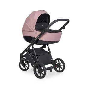   Riko Brano Pro 3in1 ECO Leder Multifunktionskinderwagen + Tasche - Pink