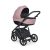 Riko Brano Pro 3in1 ECO Leder Multifunktionskinderwagen + Tasche - Pink